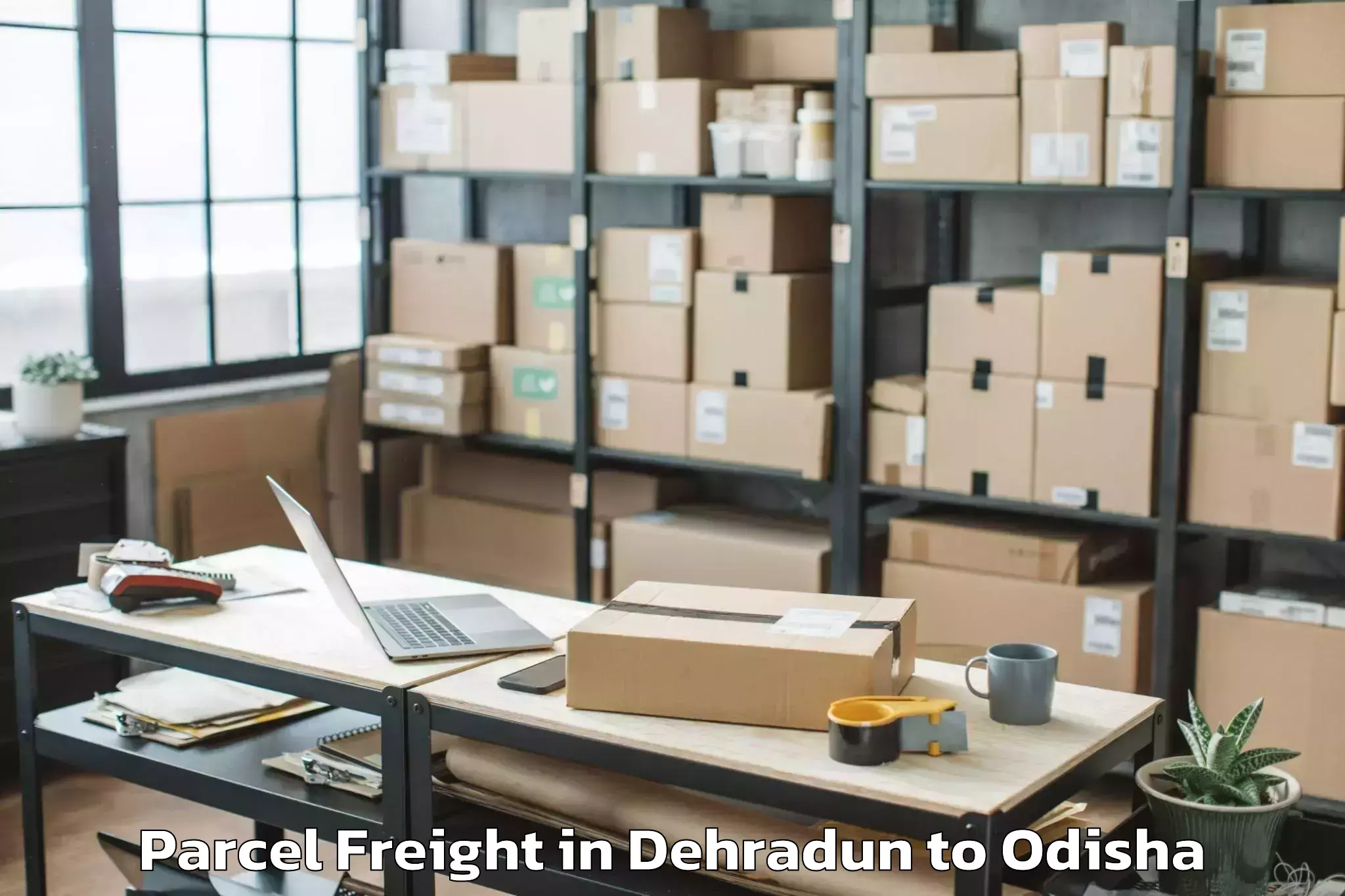 Book Dehradun to Soro Parcel Freight Online